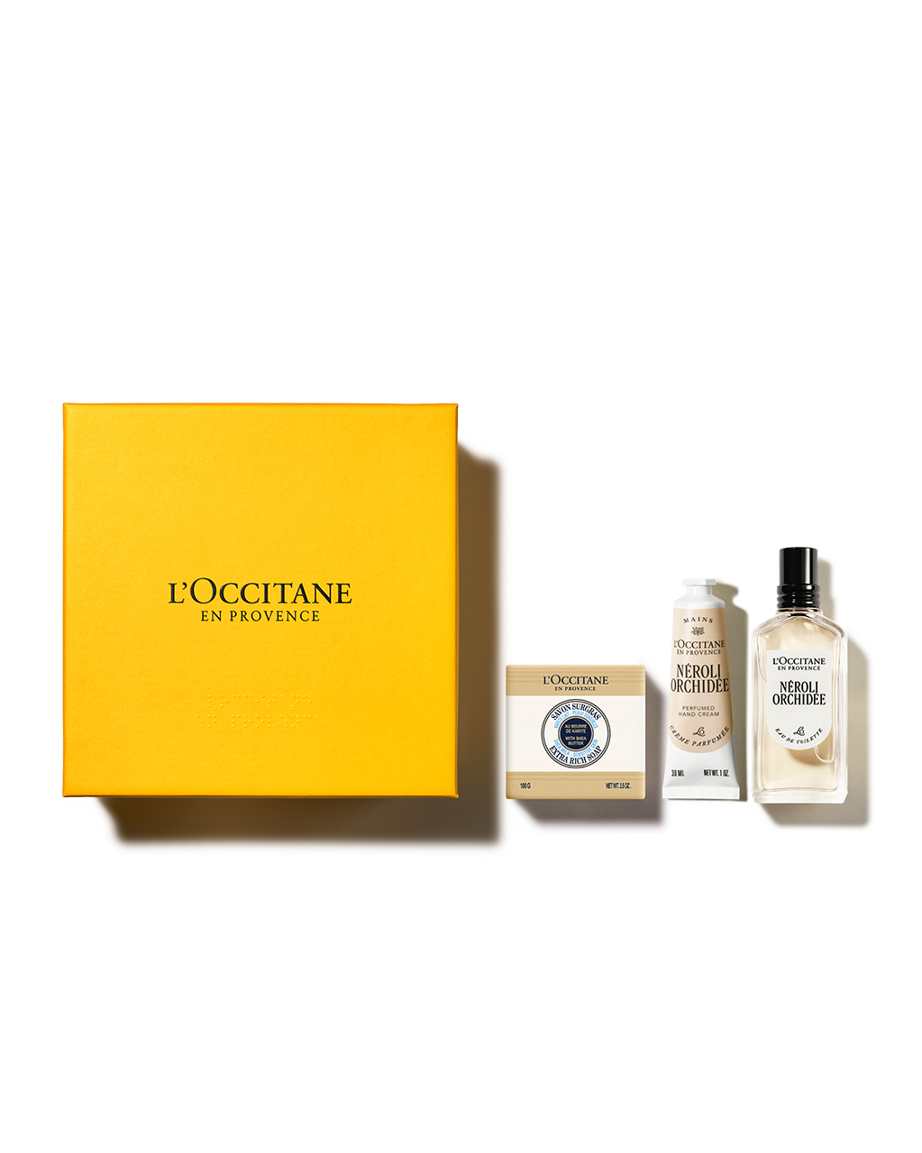 Presente Néroli Orchidée: Sabonete, Creme de Mãos e Eau de Toilette (Néroli & Orquídea)